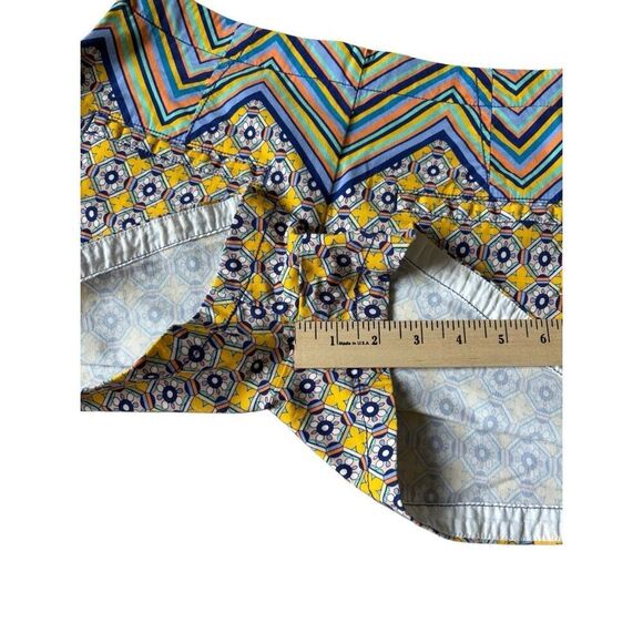 Maeve High Rise Relaxed Shorts size 8 Multicolor Abstract Geometric - Picture 7 of 12